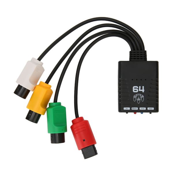 Wireless Controller Adapter for Switch, Bluetooth Controller Adapter Converter Support 4 Players Compatible with N64 Console, PS3, PS5, 8bitdo