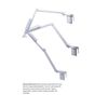 BURTON Task Examination Light Head & Arm, SE50, 120V, Table (no mount) 4000065