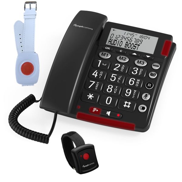 Medpage Fall Detection Alarm Bracelet with SOS Phone
