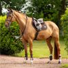 LeMieux Puissance Suede Close Contact Square - Equestrian Saddle Pad - Breathable - Brown - Small/Medium