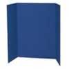 Spotlight 1 Ply Trifold Display Board, 48" Width x 36" Height, Blue