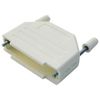 BACKSHELL, Plastic, Vertical, WHT, 9WAY, D Sub Backshells, Qty X 1 | MC-DPPK9-WHITE-K
