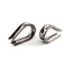25 pcs M5 304 Stainless Steel Thimble for Wire Rope Cable Wire Ring-Shaped Thimble