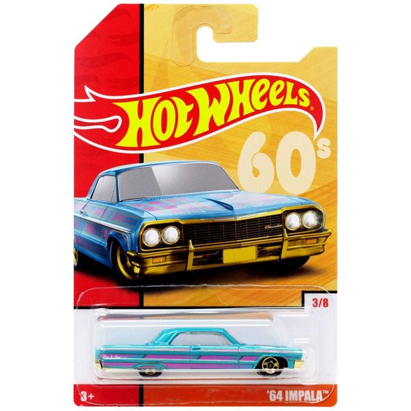 Hot Wheels 2019 64 Impala 3/8 Throwback Series 60's