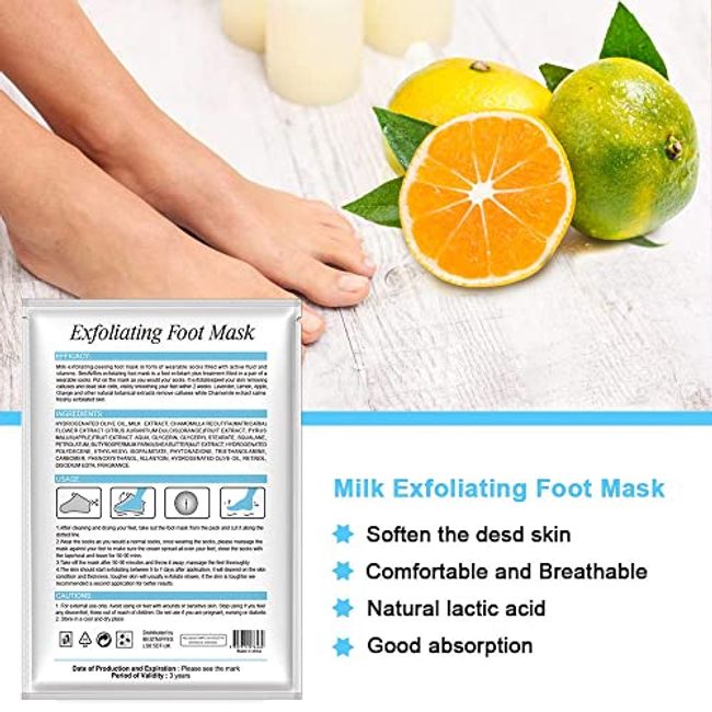 Foot Peel Mask - Exfoliator Peel Off Calluses Dead Skin Callus