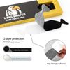 Gomake Vinyl Squeegee Buffer 30PCS Pre-Cut Felt Microfiber Squeegee Pads for Window Tint Wet or Dry Vinyl/PPF Application (Black)