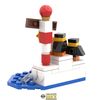 Penguins on Iceberg | Custom kit made with LEGO Bricks | Instructions Included