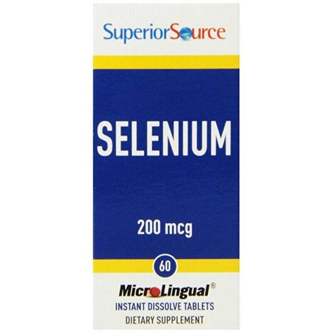 Superior Source Selenium Nutritional Supplements, 200 mcg, 60 Count