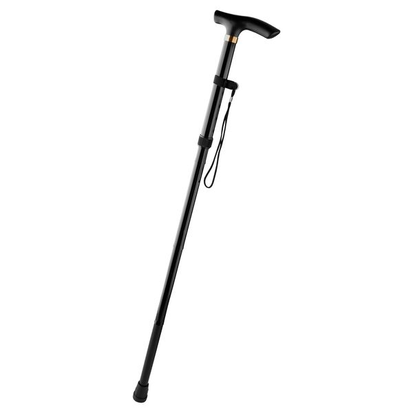 Rumyve Height Adjustable Cane,Portable Folding Cane for Travel,Women and Men,Suitable for Those Who Cannot Walk Steadily