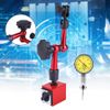 Dial Test Indicator with Magnetic Base, 0~0.8mm Dial Indicator Gauge Flexible Digital Dial Indicator Lever Dial Test Indicator Gauge Scale