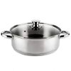 Vier CI16 Induktionskochtopf, Edelstahl, 16 cm, silberfarben