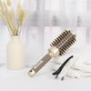 AIMIKE Round Brush for Blow Out, Medium Round Hair Brush Nano Thermal Ceramic & Ionic Tech, for Blow Drying & Styling, Curling and Shine - 2.9 inch Barrel w/Boar Bristles