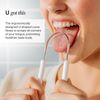 Boka Tongue Scraper for Adults & Kids with Case - Stainless Steel Tongue Cleaner w/Linen Travel Pouch - Scrubber to Remove Tongue Buildup and Freshen Breath (Pack of 1)