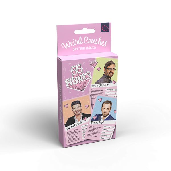 Weird Crushes Game - British Hunks | Top Trumps Comedy Card Game | Suitable For Family - Teenagers and Adults……