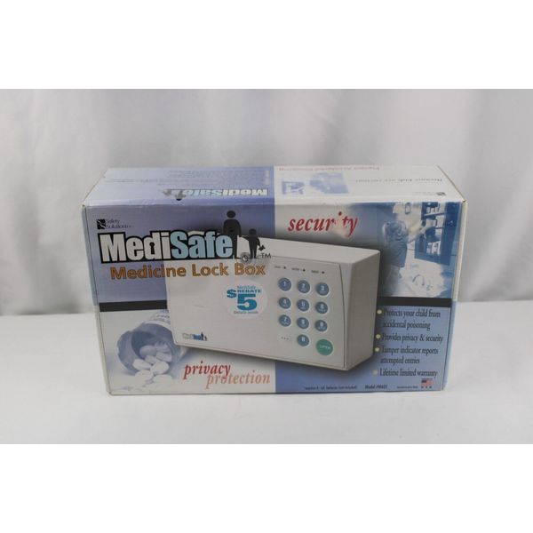 New Safety Solutions Model #m601 Medisafe Medicine Lock Box