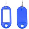 Van Der Linn PLASTIC KEY TAGS KEYRING ID LABEL FOB MIXED COLOURS (1)