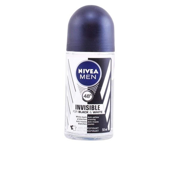 MEN BLACK & WHITE INVISIBLE deo roll-on 50 ml