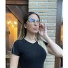 Oversized Blue Light Blocking Glasses Non Prescription Pink Frame Eyeglasses