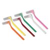 miradent I-Prox® L Interdental Brush 0.6 mm White Fine Pack of 6 | for Easy Thorough Cleaning of Interdental Spaces | Pocket Format | with Hygienic Protective Cap | Ideal for on the Go