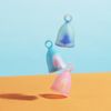 Peachlife Mini, Small Ring Menstrual Cup | Reusable Tampon & Pad Alternative