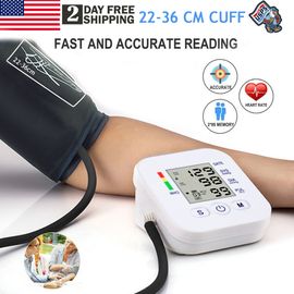 Automatic Arm Blood Pressure Monitor Digital BP Cuff Pulse Heart