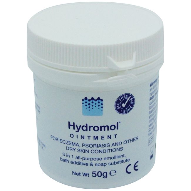 Hydromol Ointment, 50g, for The Management of Dermatitis, Eczema, Psoriasis and Other Dry Skin Conditions