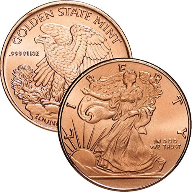  1 oz .999 Pure Copper Round/Challenge Coin (Lincoln