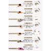 Frepice Makeup Brush, Set of 13, Powder Brush, Teak Brush, Makeup Brush Pouch, Makeup / Salmon gem