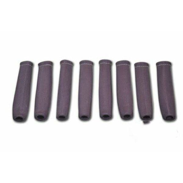 X8 7.5" 19cm HIGH HEAT SHIELD ENGINE SPARK PLUG WIRE BOOT PROTECTOR SLEEVE PURPLE