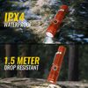 Rechargeable Tactical Flashlights, High Lumens Small Mini USB-C LED Flashlight, Compact EDC Flash Light, 4 Modes&Memory Function, Waterproof Pocket Lights for Home,Camping,Emergency (2, Orange)