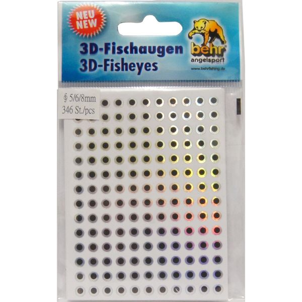 Behr Reflex Klebeaugen Rot Einheitsgröße