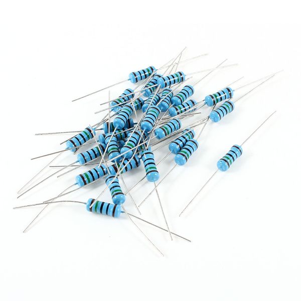 uxcell Metal Film Resistors, 150 Ohm, 1 W, 150 Ohm, Original Set, Set of 30