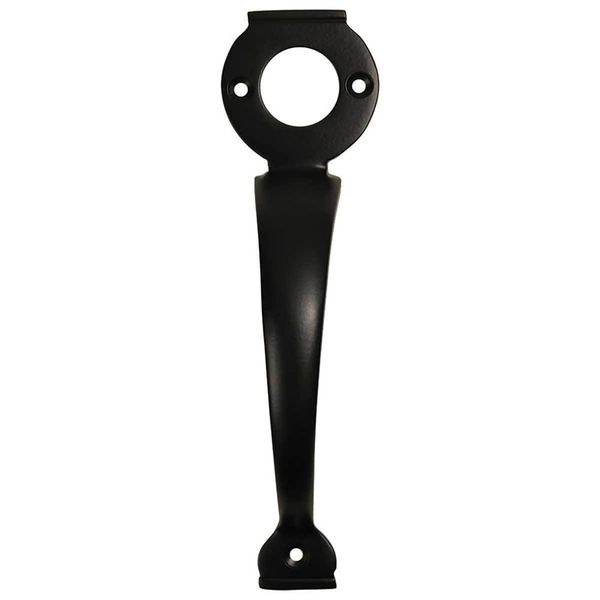 Perry 11250200BK 200mm Solid Brass Pull Handle For Long Throw Lock - Black Finish