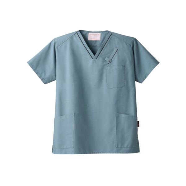 Pantone 7003SC Scrubs, White Coat, Medical Top, Unisex, Assorted Colors, gray (dark gray)