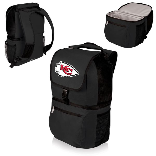 Black Kansas City Chiefs Zuma Cooler Backpack