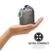 Go Travel Compact Snoozer Inflatable Travel Pillow - Black - Ref 776.101