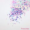 Princess-style Unicorn Glitter Nail Resin Glitter Hologram Moon Star Pastel Mix 4 Colors Set