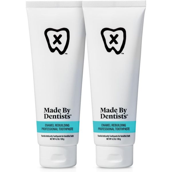 Professional Enamel Rebuilding Toothpaste - 2 Pack - Remineralizing Nano Hydroxy
