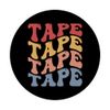 Tape Groovy Cassette PopSockets Standard PopGrip