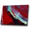 Red Blue Black Framed Abstract Canvas Wall Art Large Picture Prints