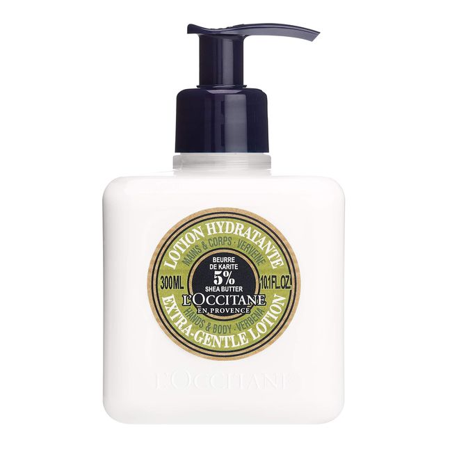 L'Occitane Verbena Shea Butter Hands & Body Extra-Gentle Moisturizing Lotion, 10.1 Fl Oz: Organic Verbena Extract, Refreshing Scent, Softening, Vegan