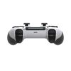 Wireless Controller with Hall Joystick for PS4,Pro,Slim - Wireless Controller with Built-in Speakers/Precise Joysticks/Turbo/Advanced Buttons Programming, and 1000mAh Rechargeable Battery (White Black)