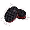 Xinlie Hair Sponge Brush Twists Dread Afro Coils Hair Curl Brush Hair Brush Sponge Holes Barber Hair Brush Sponge Barber Hair Brush Sponge Hair Twist Sponge For Twists,Curls in Afro-Style Hair(2PCS)