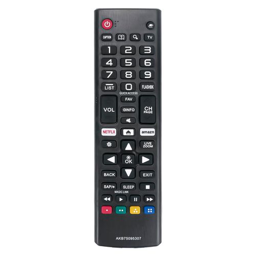 【Pack of 2】 Universal Replacement Remote Control AKB75095307 Compatible for Almost All LG LED LCD TVs 70UJ6520 43UJ6050 75UJ6470 75UJ6520 43UJ6350 49UJ6300 75UJ6450 70UJ657A 75UJ657A 49UJ6050 49UJ6350