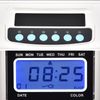 Attendance Punch Time Clock Employee Payroll Recorder LCD Display w/ 100 Cards