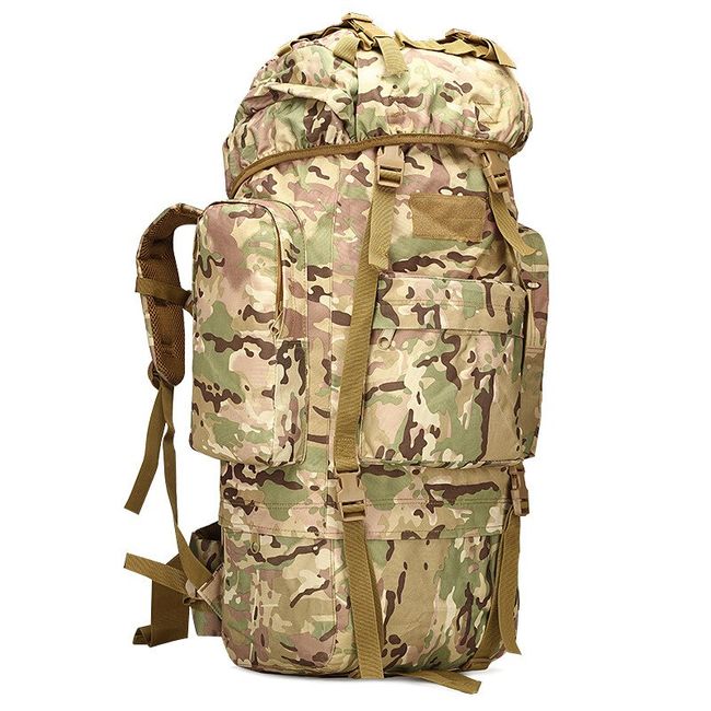 100L Military Tactical Backpack Camping Hiking Outdoor Travel Rucksack  Luggage