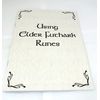 Carnelian Etched Gemstone Elder Futhark Rune Set with Booklet
