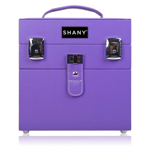 SHANY Color Matters - Nail Accessories Organizer and Makeup Train Case - Violet Dynasty