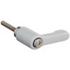 NBK LDCMS-4-20-SG Machine Components Mini Clamp Lever (Male Thread) (Silver)