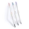 Cuticle Trimmer with Pusher, 3pcs Rubber Tip Cuticle Tool for Nail Art